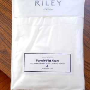 Riley home Percale top sheet